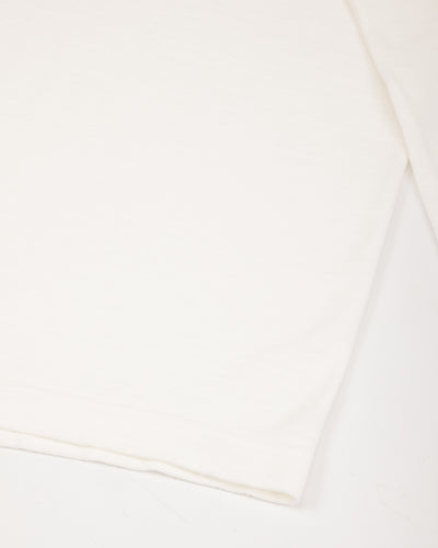 Standard & Strange Wakayama Special Loopwheel L/S Tee - Cream - Standard & Strange