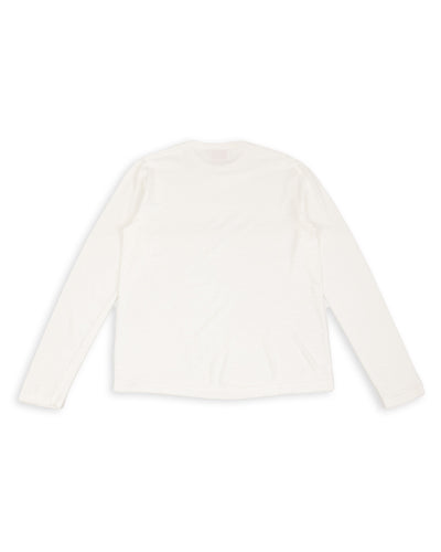 Standard & Strange Wakayama Special Loopwheel L/S Tee - Cream - Standard & Strange