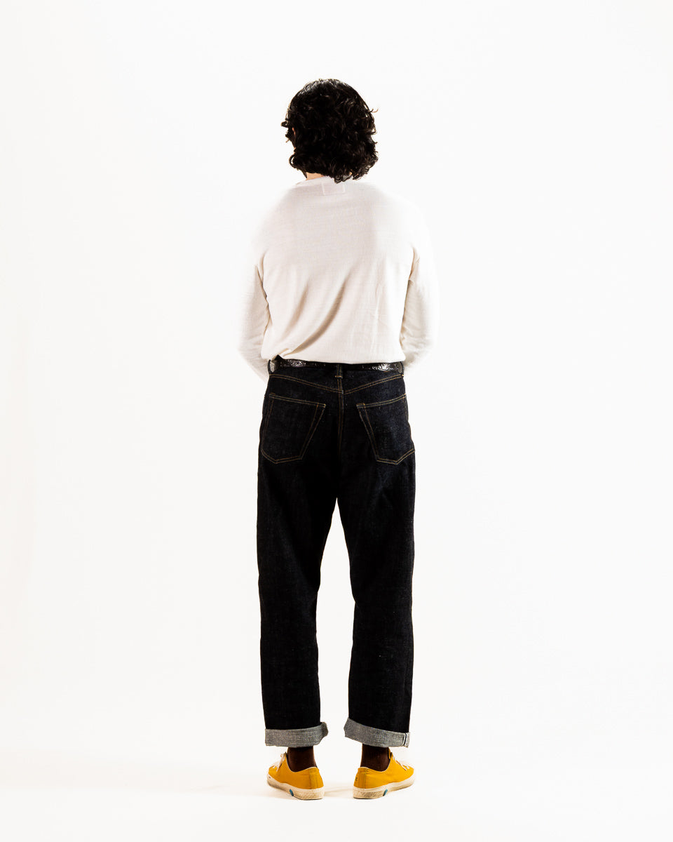 Standard & Strange Wakayama Special Loopwheel L/S Tee - Cream - Standard & Strange