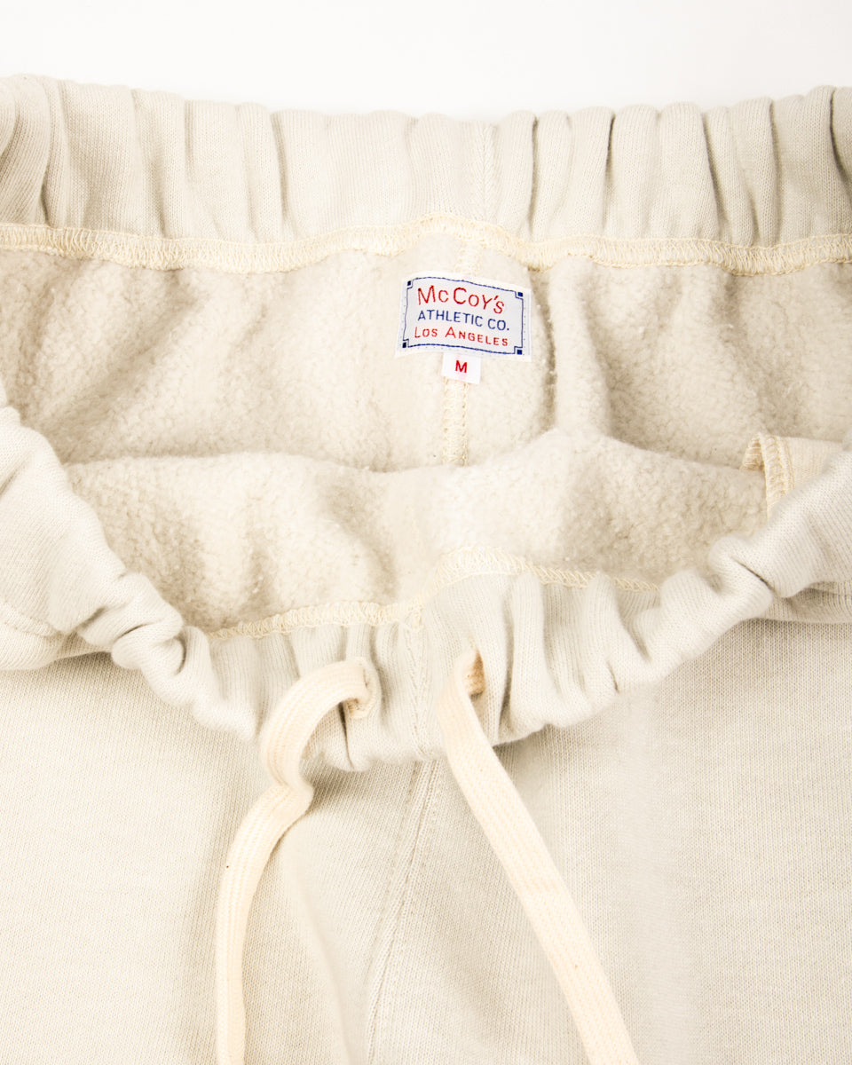 The Real McCoy's 10 oz. Loopwheel Sweatpants - Milk - Standard & Strange