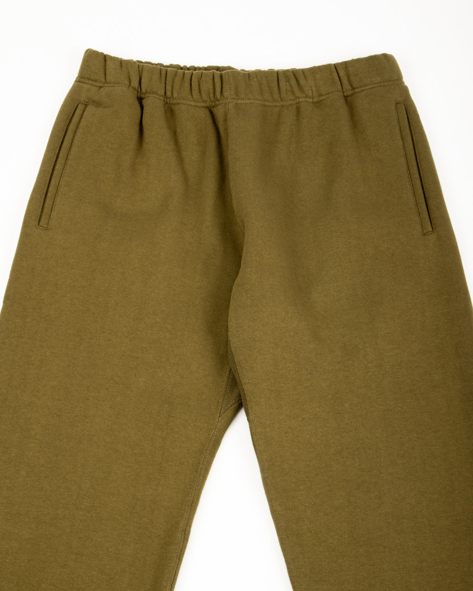 The Real McCoy's 10 oz. Loopwheel Sweatpants - Olive - Standard & Strange