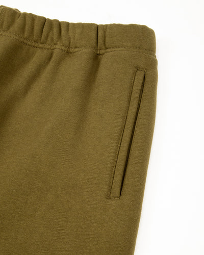 The Real McCoy's 10 oz. Loopwheel Sweatpants - Olive - Standard & Strange