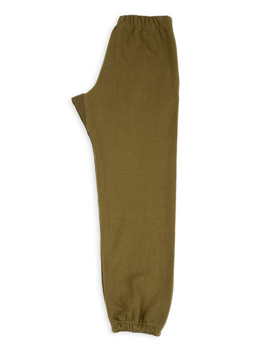 The Real McCoy's 10 oz. Loopwheel Sweatpants - Olive - Standard & Strange