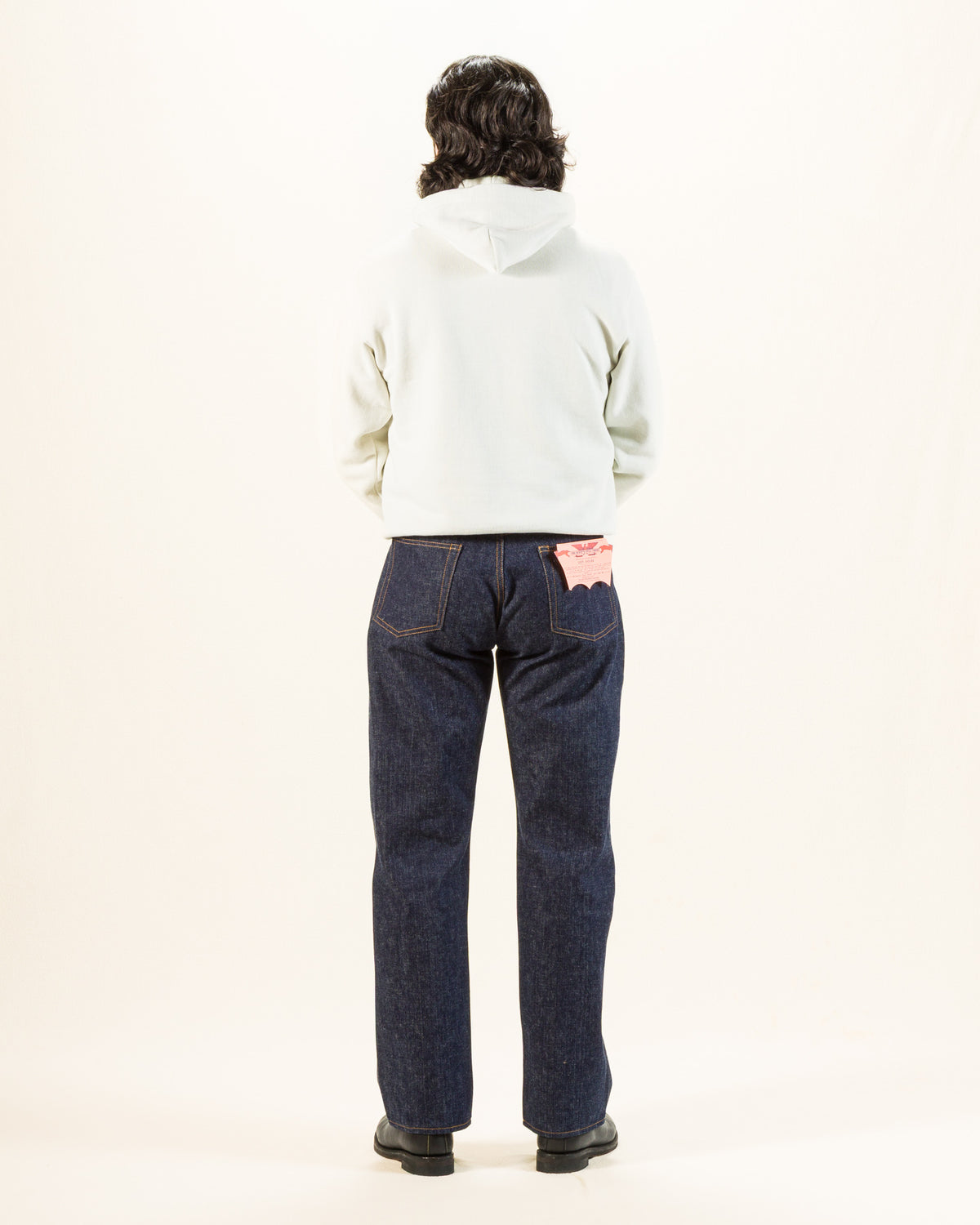 The Real McCoy's 10 oz Loopwheel Hooded Sweatshirt - Milk - Standard & Strange