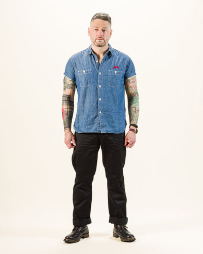 The Real McCoy's Blue Seal Chinos - Black - Standard & Strange