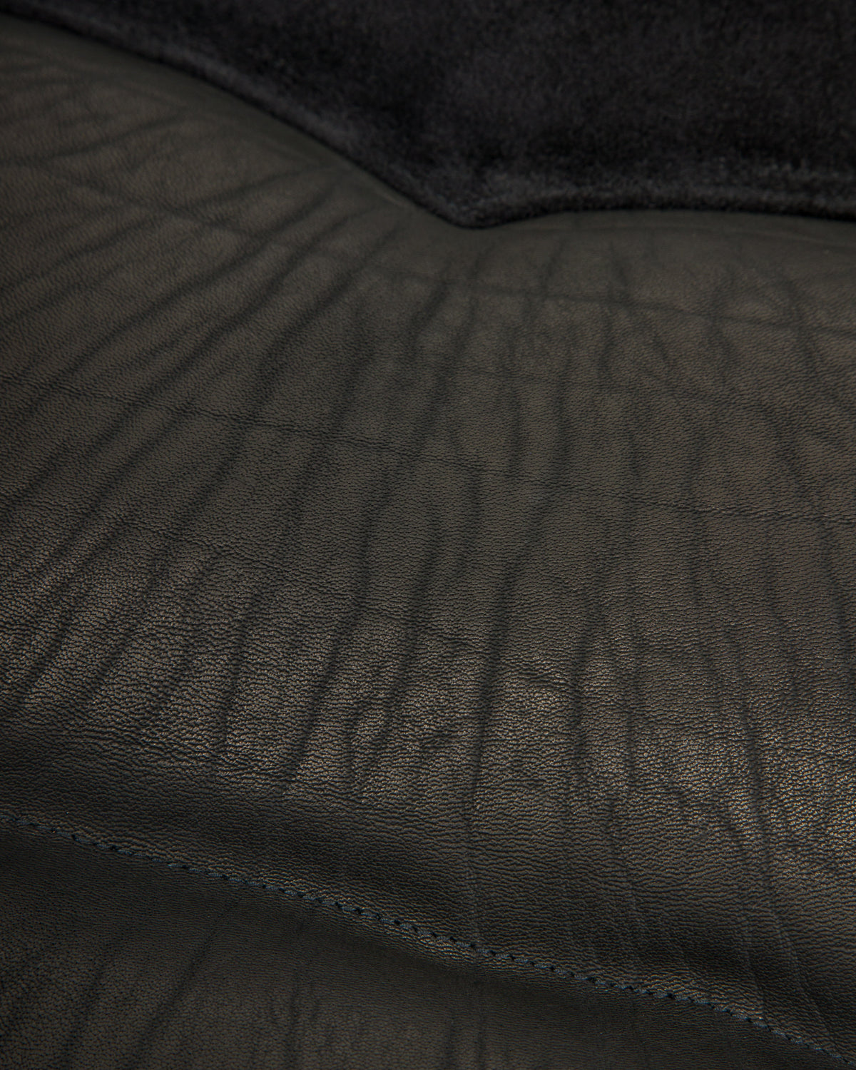 The Real McCoy's Deerskin Down Vest (221 Model) - Black - Standard & Strange