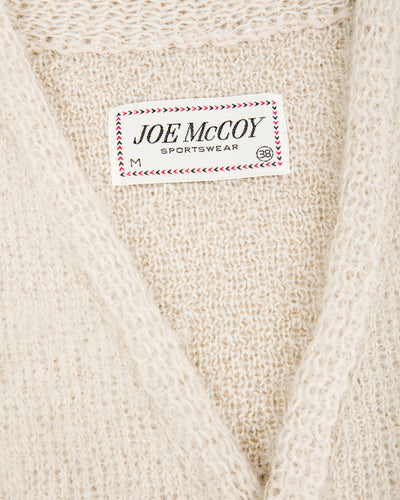 The Real McCoy's Joe McCoy Mohair Cardigan - Beige - Standard & Strange