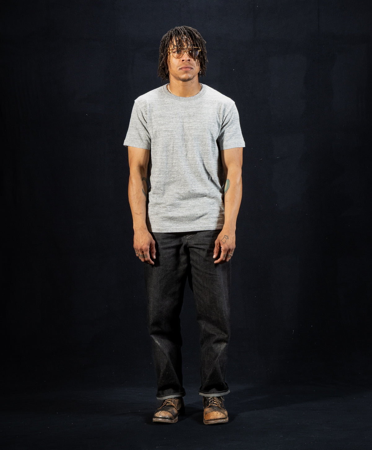 The Real McCoy's Athletic T-Shirt / Loop-Wheel - Gray - Standard & Strange