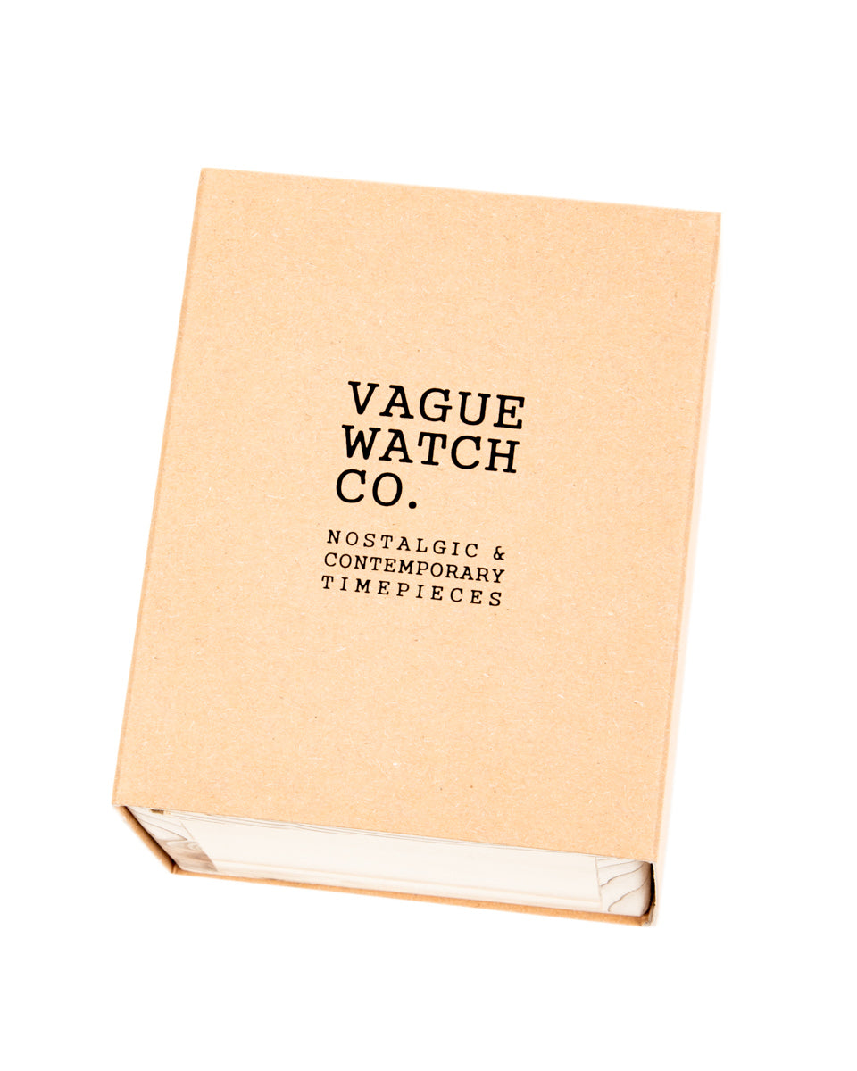 Vague Watch Co. Every-One Watch [E1-L-001] - Black Dial - Standard & Strange