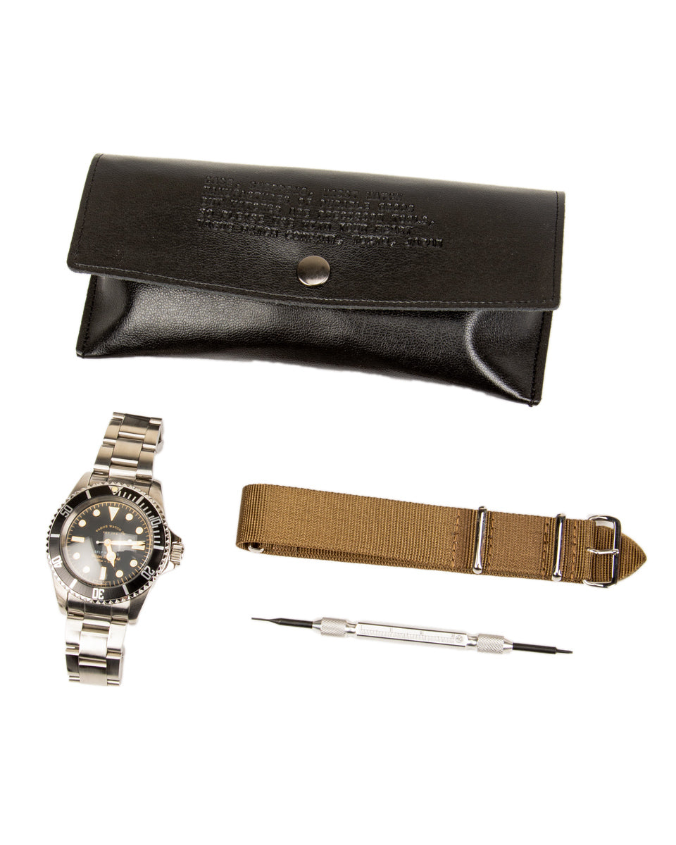 Vague Watch Co. GRY FAD Watch [GF-L-001-DB] - Black Bezel - Standard & Strange