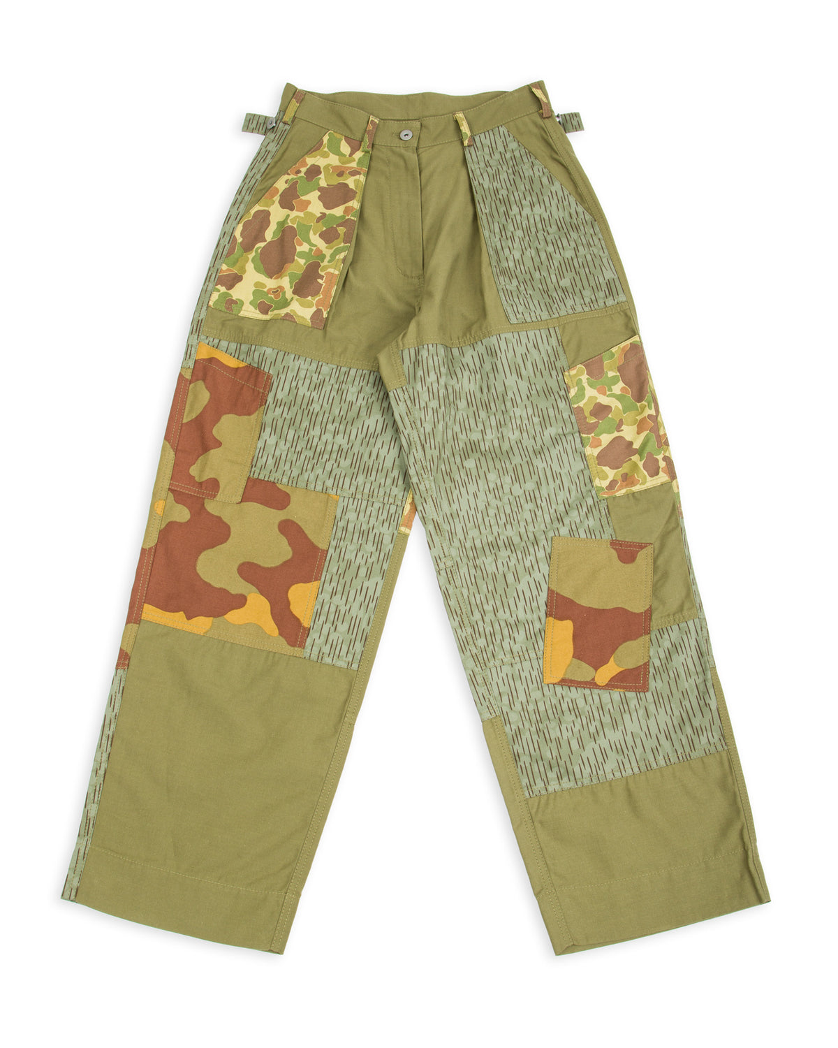 W'Menswear Unisex Freedom Flight Trouser - Army Green Camo - Standard & Strange