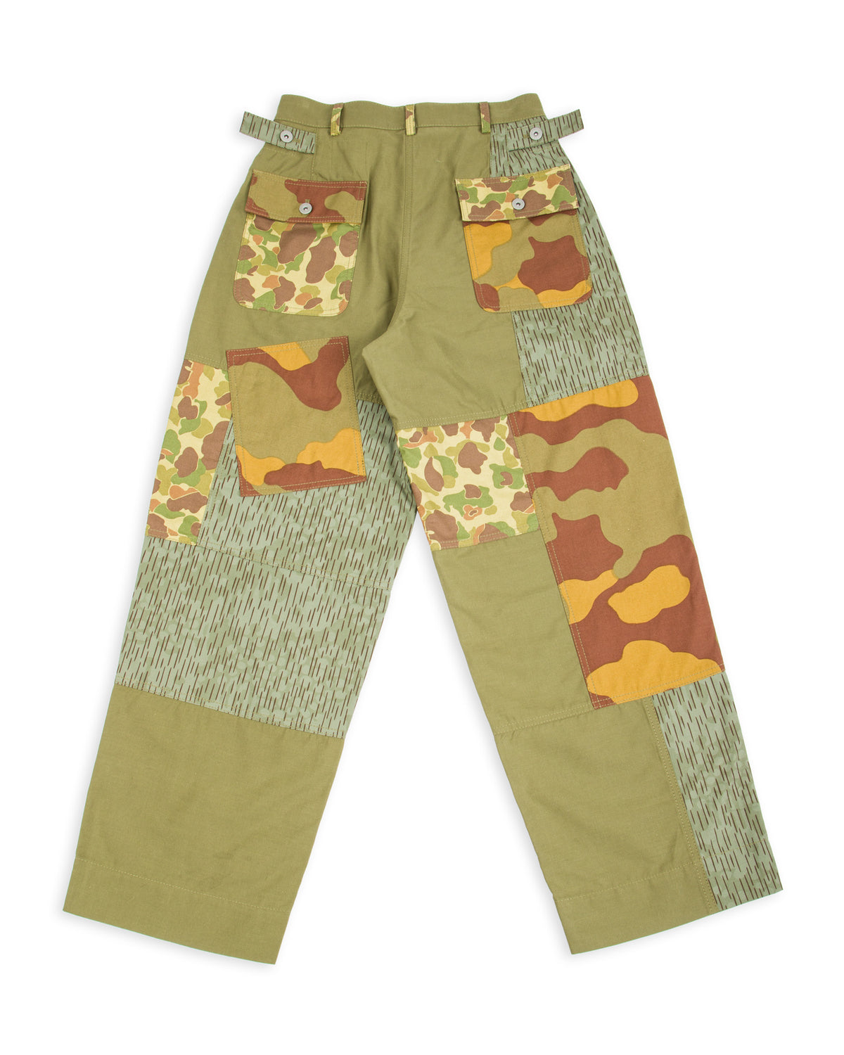 W'Menswear Unisex Freedom Flight Trouser - Army Green Camo - Standard & Strange