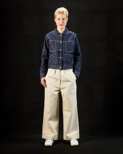 W'Menswear W'mens Work Jean - Natural Cotton/Linen - Standard & Strange