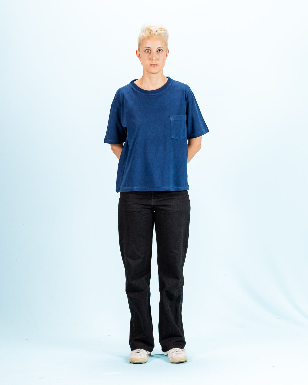 W'Menswear Bowl Tee - Indigo - Standard & Strange