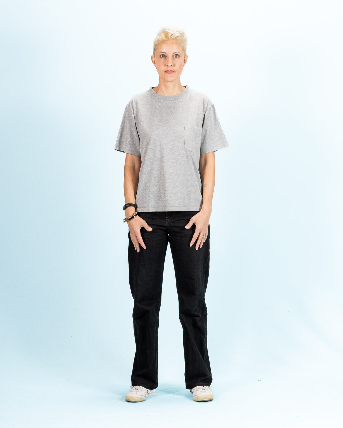 W'Menswear Bowl Tee - Light Grey - Standard & Strange