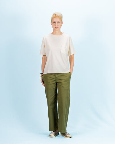 W'Menswear Bowl Tee - Natural Cotton/Hemp - Standard & Strange