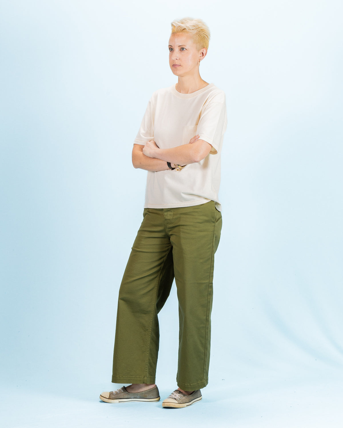 W'Menswear Bowl Tee - Natural Cotton/Hemp - Standard & Strange