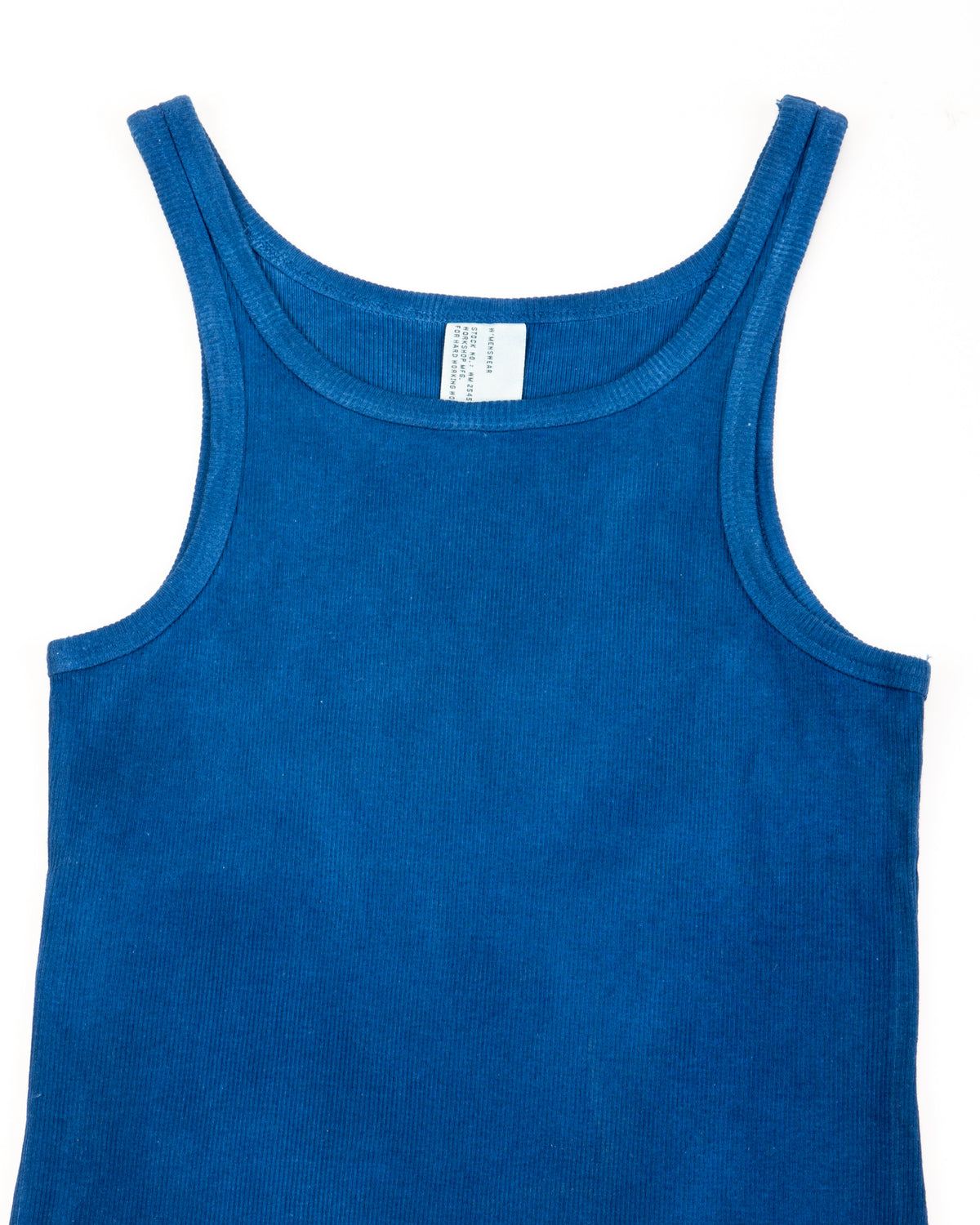 W'Menswear Drill Tank - Indigo - Standard & Strange