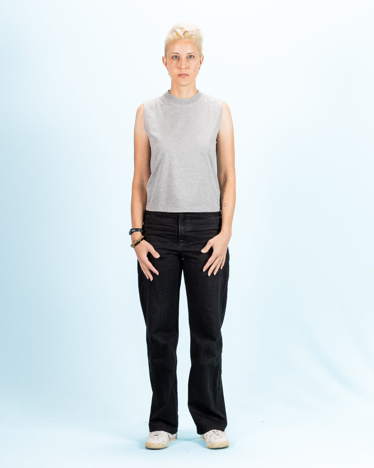 W'Menswear W'mens Tank - Light Grey - Standard & Strange