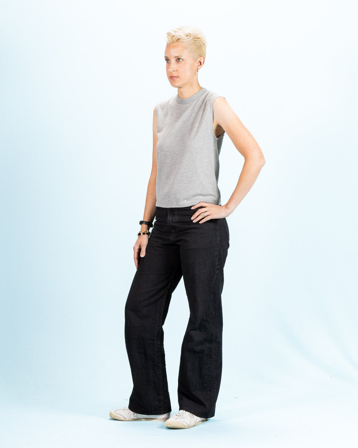 W'Menswear W'mens Tank - Light Grey - Standard & Strange