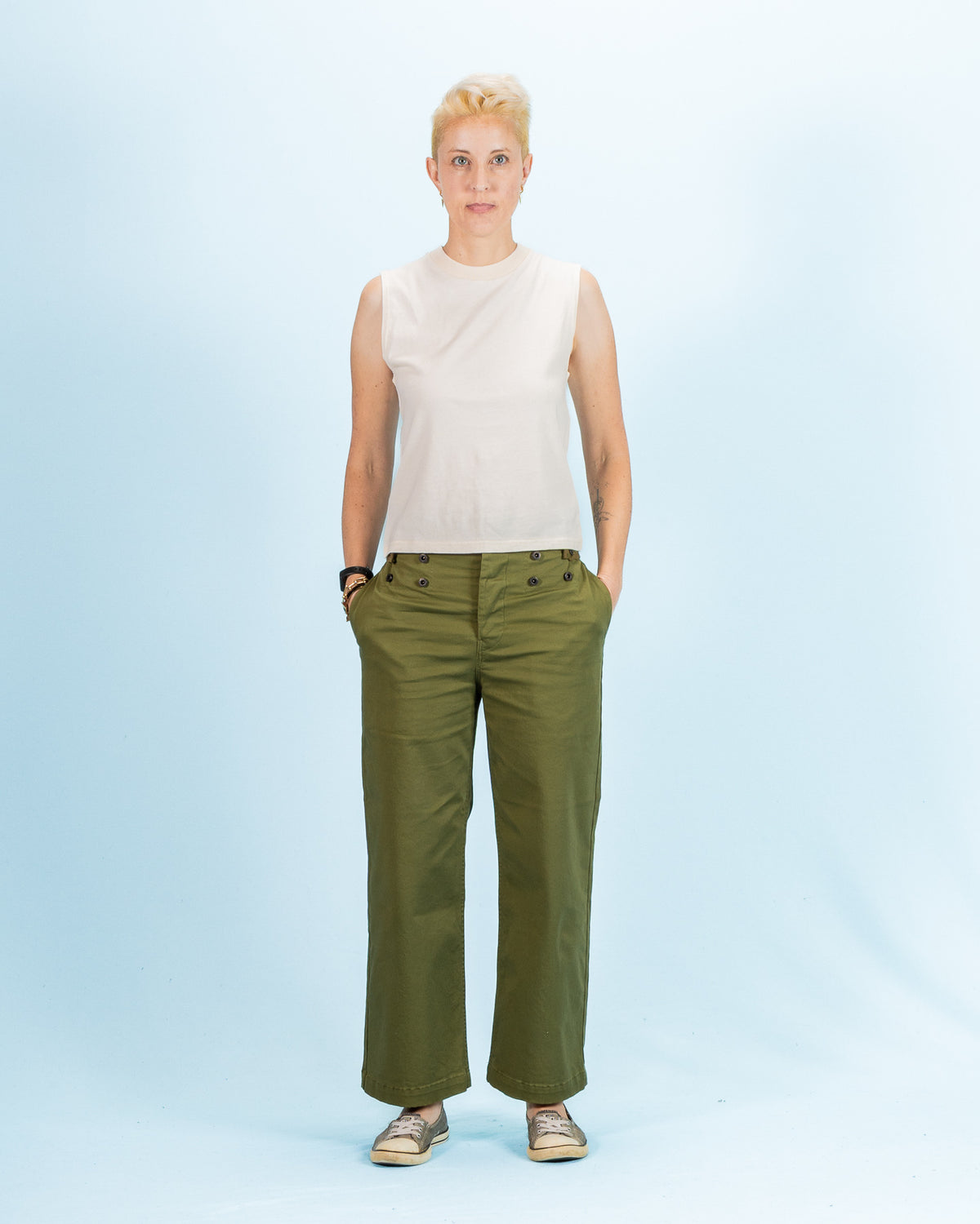 W'Menswear W'mens Tank - Natural Cotton/Hemp - Standard & Strange