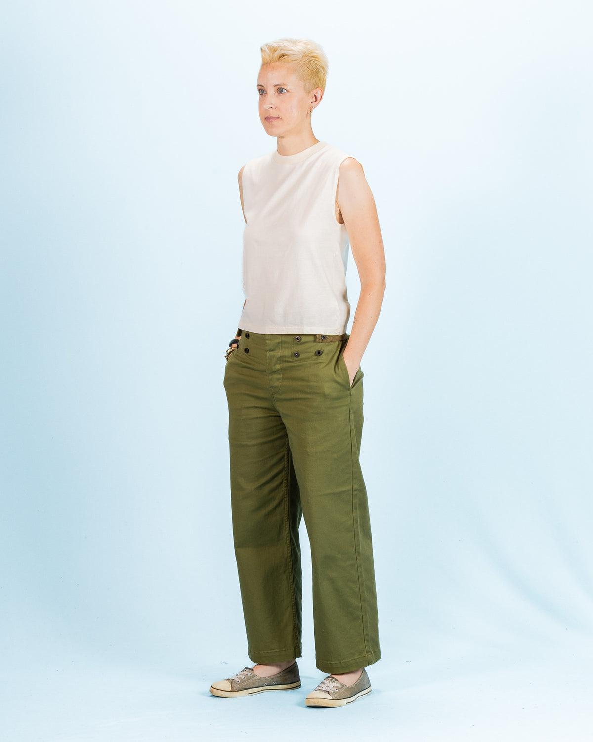 W'Menswear W'mens Tank - Natural Cotton/Hemp - Standard & Strange