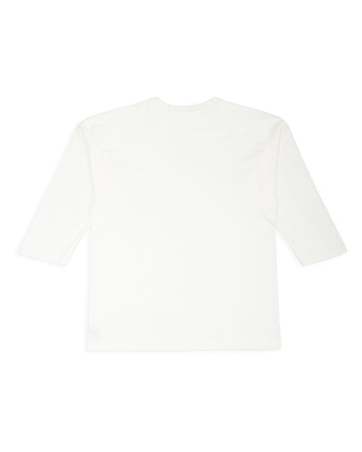 Warehouse Three Quarter Football Shirt - Off White - Standard & Strange