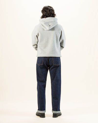Wonder Looper Double Heavyweight French Terry Pullover Hoodie - Heather Grey - Standard & Strange