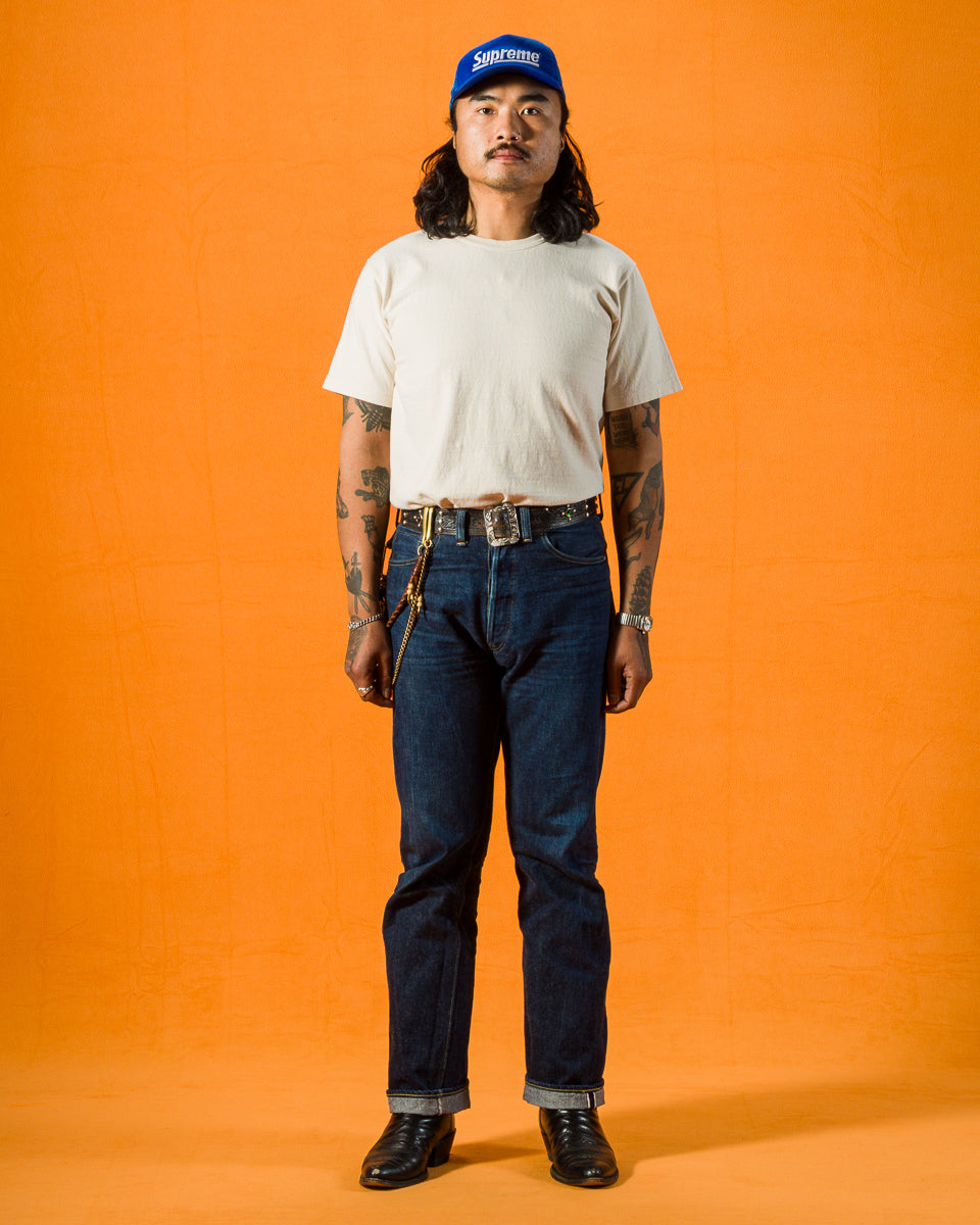 Wonder Looper ELS Recycled Cotton Slub T-Shirt - Ecru - Standard & Strange
