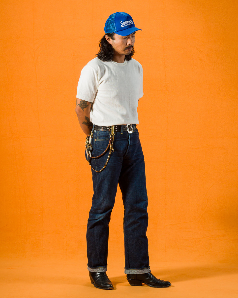 Wonder Looper ELS Recycled Cotton Slub T-Shirt - White - Standard & Strange