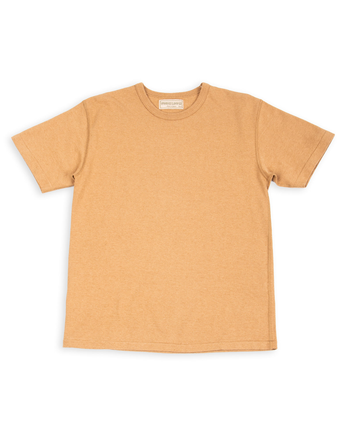 Wonder Looper Foxfibre® Tsuriami Crewneck T-shirt - Coyote 70 - Standard & Strange
