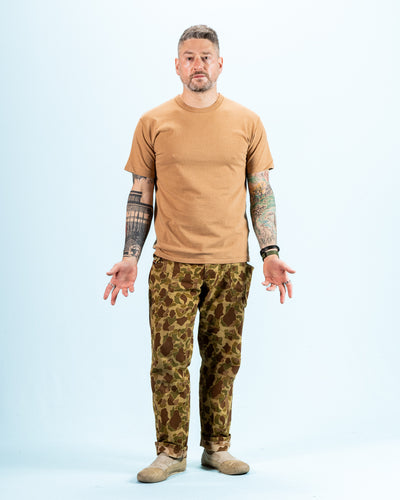 Wonder Looper Foxfibre® Tsuriami Crewneck T-shirt - Coyote 70 - Standard & Strange
