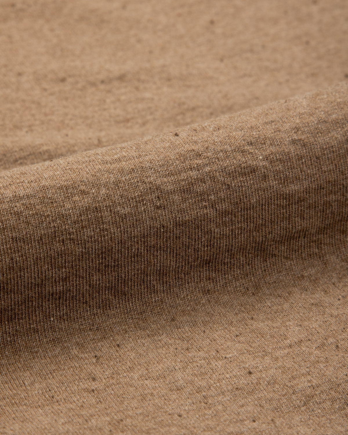 Wonder Looper Iron Mordant Foxfibre® Tsuriami Crewneck T-shirt - Coyote 70 - Standard & Strange