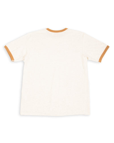 Wonder Looper Recycled Cotton Foxfibre® Ringer Tee - Sand - Standard & Strange
