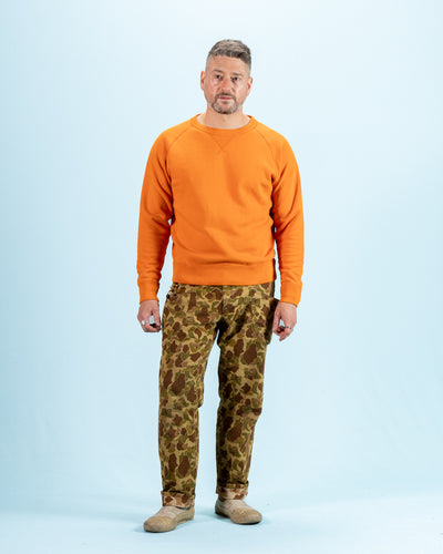 Wonder Looper Super Looper French Terry Pullover Crewneck - Orange - Standard & Strange