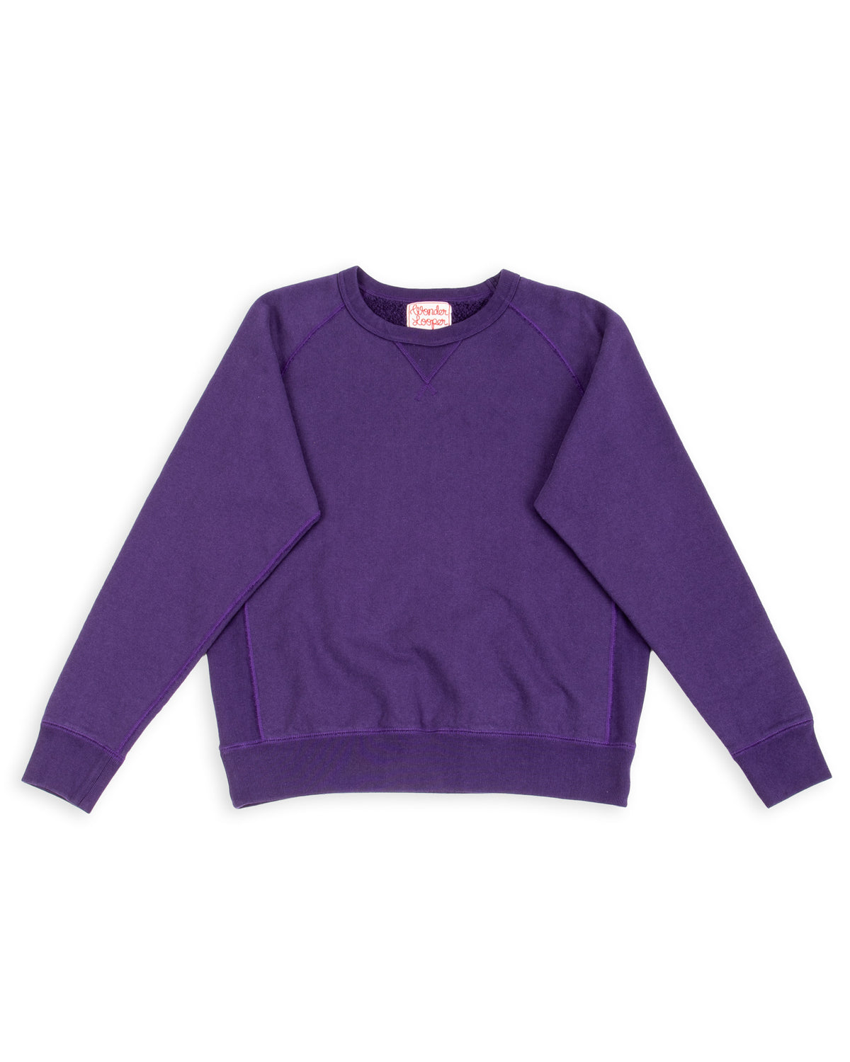 Wonder Looper Super Looper French Terry Pullover Crewneck - Purple - Standard & Strange