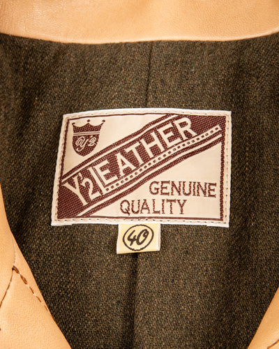 Y'2 Leather Kakishibu Persimmon Tanned Horsehide Cossack Jacket (KB-162) - Standard & Strange