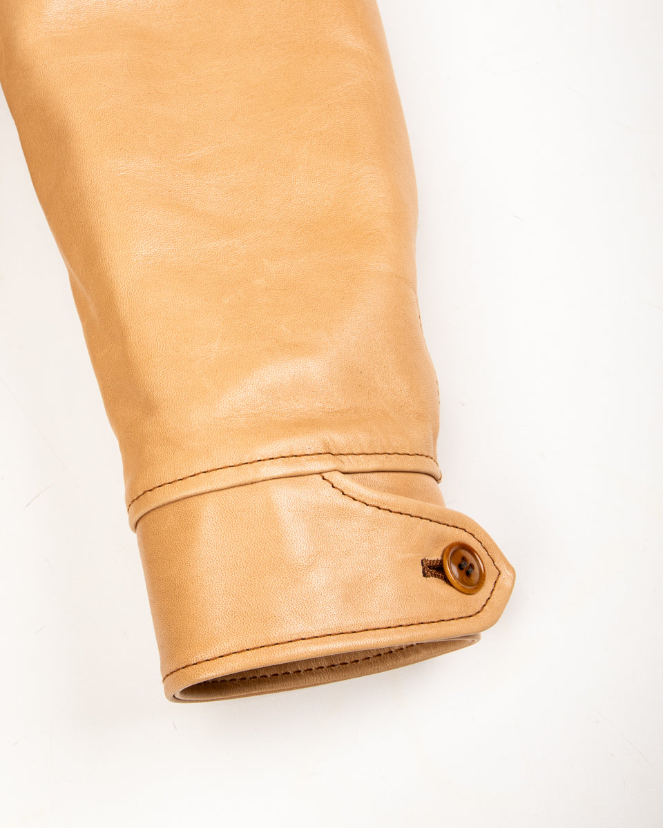Y'2 Leather Kakishibu Persimmon Tanned Horsehide Cossack Jacket (KB-162) - Standard & Strange
