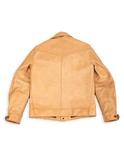 Y'2 Leather Kakishibu Persimmon Tanned Horsehide Cossack Jacket (KB-162) - Standard & Strange