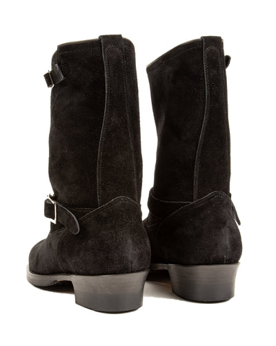 Attractions Suede Engineer Boot - Black - Standard & Strange