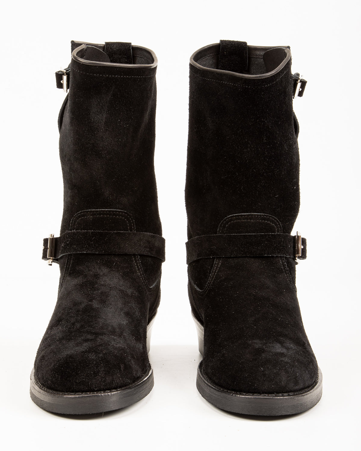 Attractions Suede Engineer Boot - Black - Standard & Strange