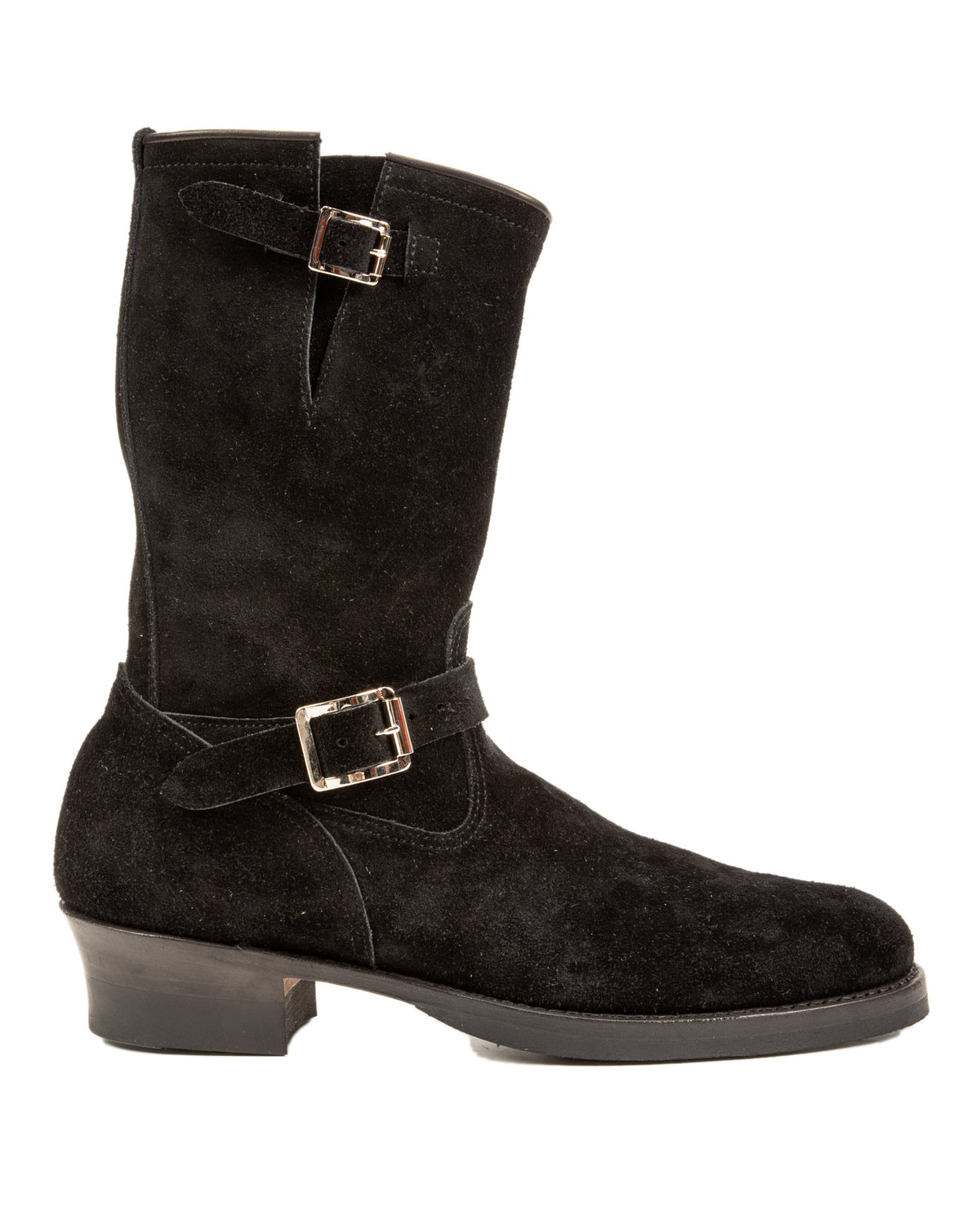 Attractions Suede Engineer Boot - Black - Standard & Strange