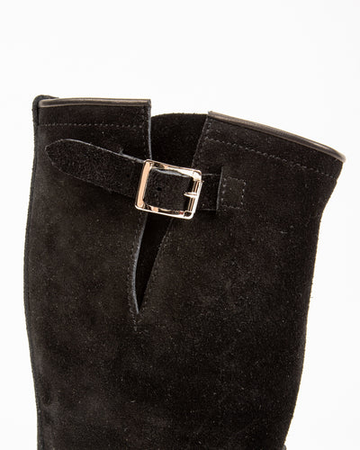 Attractions Suede Engineer Boot - Black - Standard & Strange