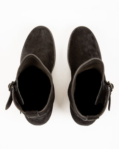 Attractions Suede Engineer Boot - Black - Standard & Strange