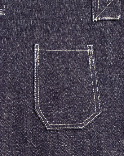 John Gluckow 1910s Netmaker's Trousers - Indigo (Rinsed) - Standard & Strange