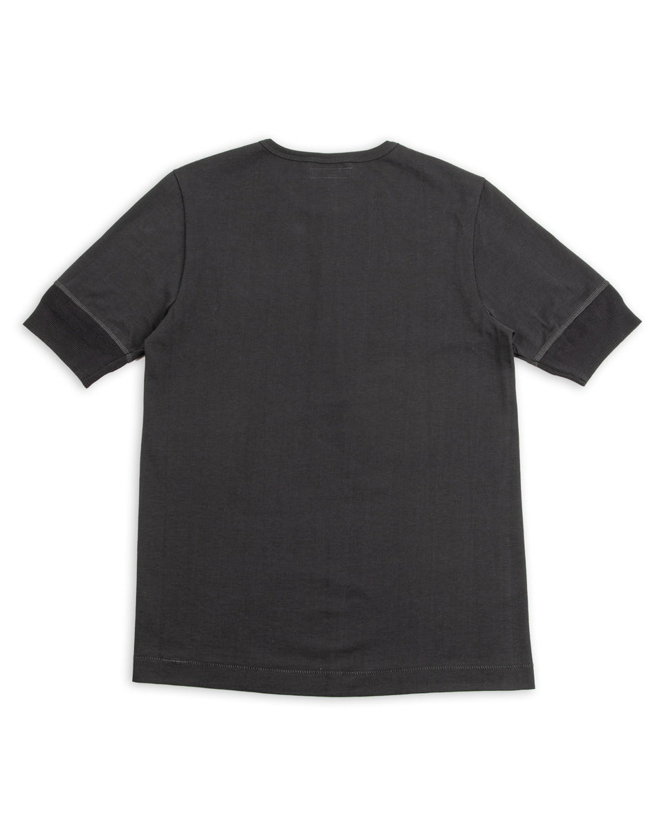 Merz b. Schwanen 207 Loopwheeled SS Henley - Charcoal - Standard & Strange