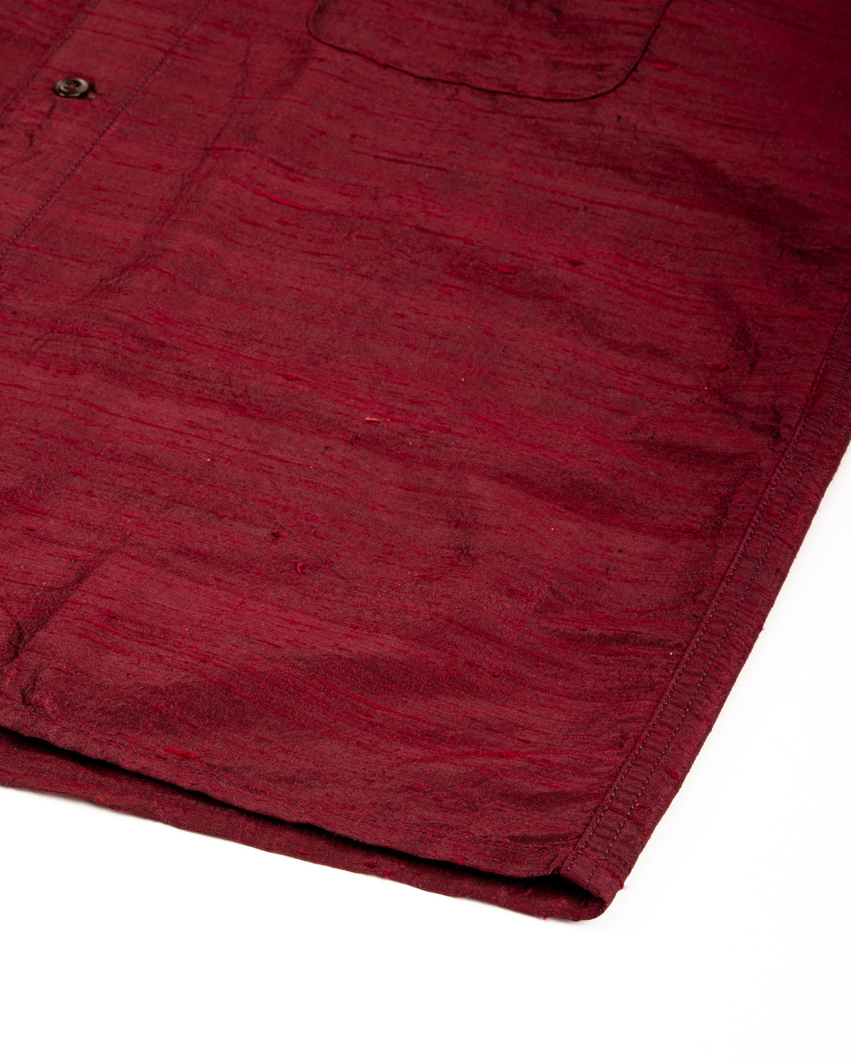 Monitaly 50's Milano Shirt - Maroon Dupion Silk - Standard & Strange
