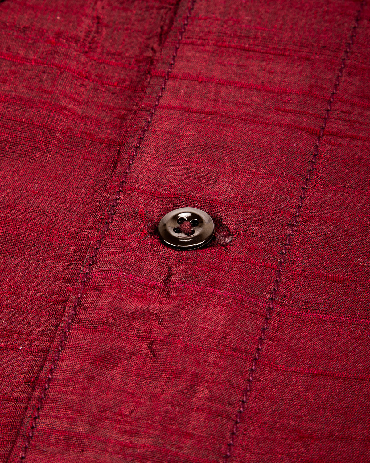 Monitaly 50's Milano Shirt - Maroon Dupion Silk - Standard & Strange
