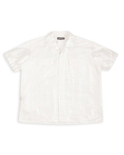 Monitaly 50's Milano Shirt - White Dupion Silk - Standard & Strange