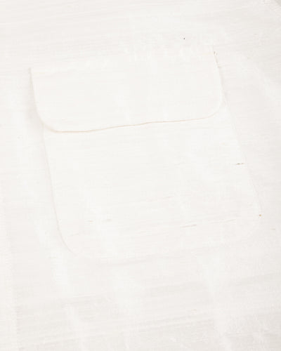 Monitaly 50's Milano Shirt - White Dupion Silk - Standard & Strange